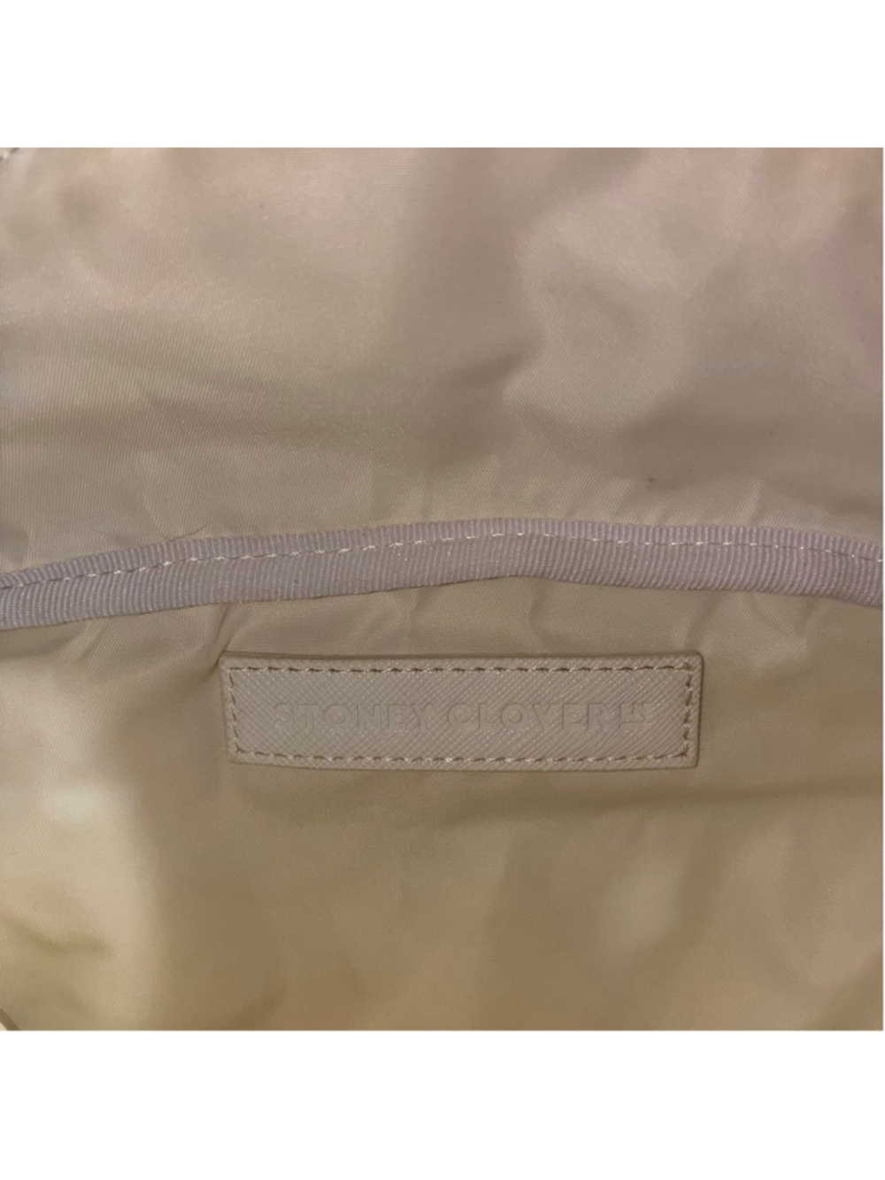 Women's Stoney Clover Lane Disney Mickey Christmas Jumbo Fanny Pack, White/Gold - Picture 8 of 8